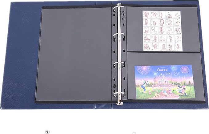 MUDOR Stamp Pages for Stamp Collection Album Binder Book, 10 Sheet 1 Row | 1 Pocket Stamp Sleeves for Collectors ,Stamp Collecting Sheets Supplies,Professional Pack - Image 8