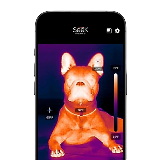 Seek Thermal - Nano 300 Thermal Camera for Apple iOS with USB-C Connector, iPhone Thermal Camera, High Resolution 320 X 240 Thermal Imager, 25hz Imaging Frame Rate, -4°F~626°F, iPhone 15 & 16 - Image 5