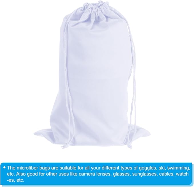 PATIKIL Ski Goggle Bag, Microfiber Snow Goggles Case Storage Sleeve Drawstring Pouch - Image 4