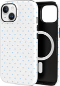 TPU Phone Case for iPhone 14, MagSafe Wireless Charging Compatible, Shockproof Slim Fit Protective Cover with Anti-Yellowing & Raised Camera Protection (Polka dot 3, iPhone 14) by Unknown