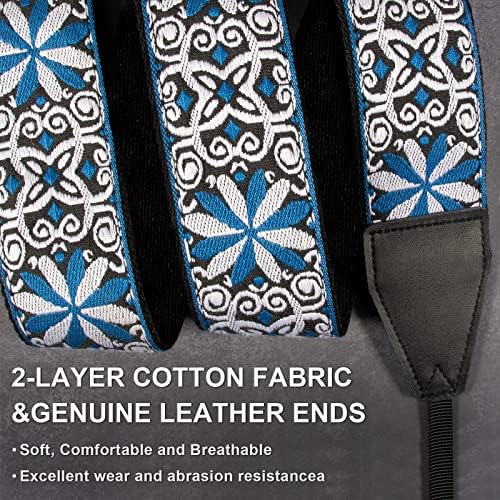 Camera Strap, Jacquard Weave 2" Shoulder Neck Straps for All DSLR Cameras Men Women Photographers - Image 2
