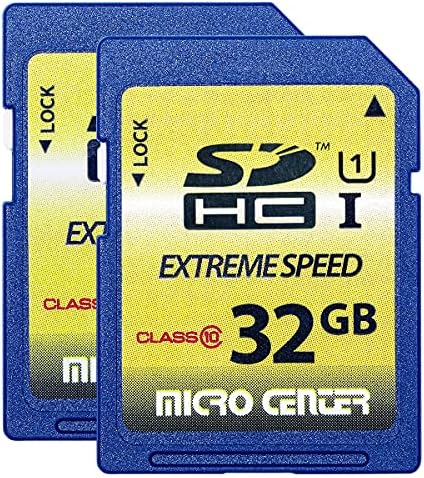 INLAND 32GB SDHC Flash Memory Card Standard Full Size SD Card (2 Pack) by INLAND