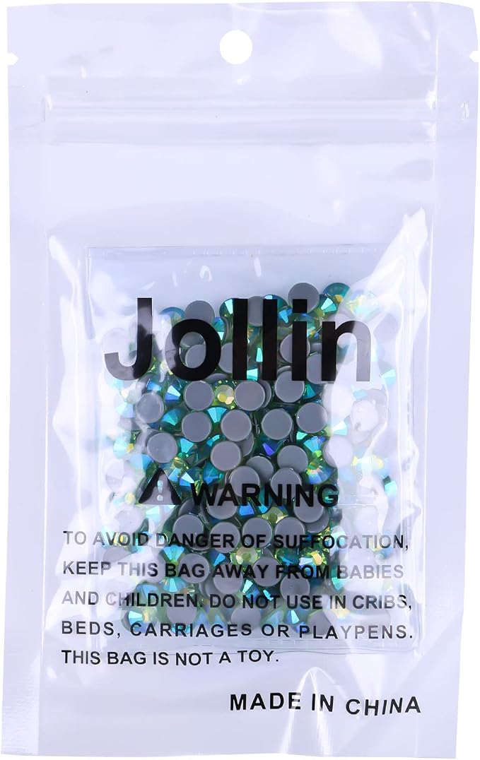Jollin Hotfix Rhinestones Flatback Crystal Gems 6.4mm SS30, Light Green AB | 288pcs Hot Fix Crystals Glass Rhinestones for Bedazzling, Crafting, Clothes, Shoes & Accessories DIY Decoration - Image 7