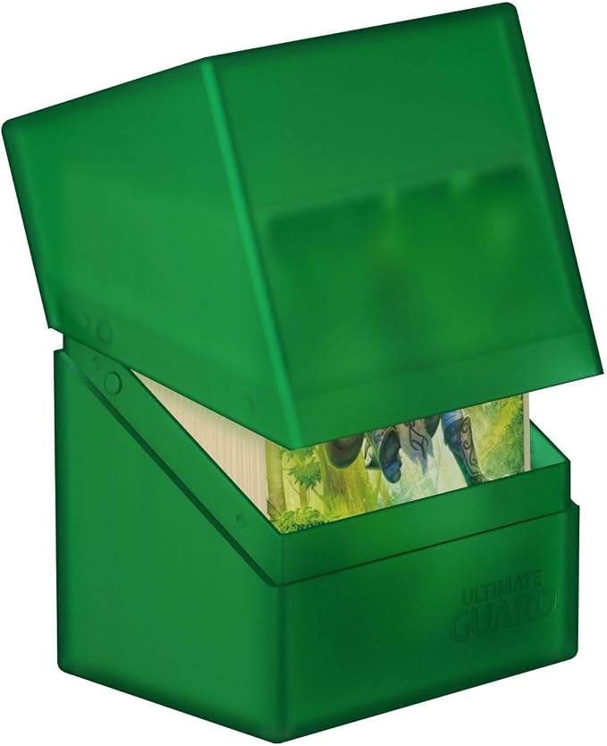 Ultimate Guard Boulder 80+ Classic, Deck Case for 80 Double-Sleeved TCG Cards, Emerald, Secure & Durable Storage for Trading Card Games, Soft-Touch Finish - Image 3