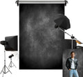 Kate 6.5x10ft/2x3m Black Backdrop Dark Gray Abtract Texture Portrait Photography Backgrounds Photo Studio Props by KateBackdropforPhotography