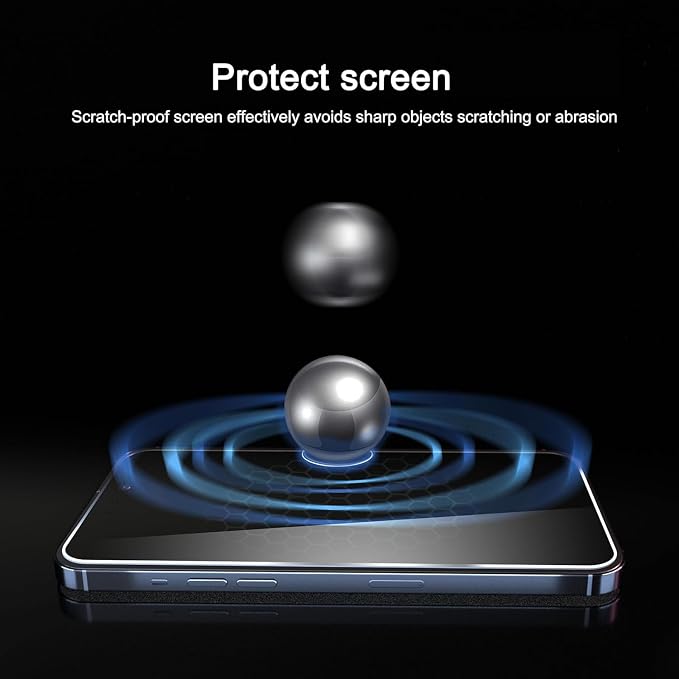 Ailun Screen Protector + Camera Lens Protector for iPhone 15 Pro, 3+3 Pack | 6.1 inch, Installation Frame, Case Friendly, Tempered Glass, HD - Image 6