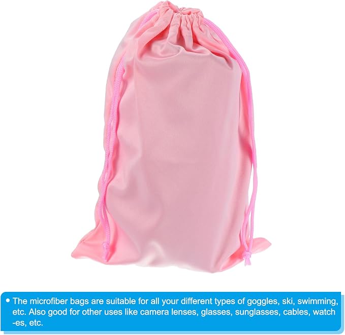 PATIKIL Ski Goggle Bag Microfiber Snow Goggles Case Cover Soft Storage Sleeve Drawstring Pouch - Image 4