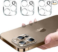 3PCS Rear Back Camera Lens Protector Tempered Glass for iPhone 16 Pro Max, iPhone 15 Pro Max - HD Clear Full Coverage Guard by Hlija