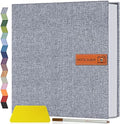 Popotop Large Photo Album Self Adhesive 4x6 5x7 8x10 Scrapbook Album DIY Picture Book,Gifts for Mom,Family Baby and Wedding,with Metal Pen and Plastic Board by Popotop