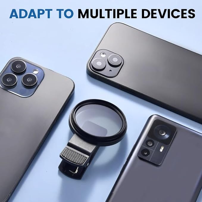 52mm Clip on CPL Phone Camera Lens Filter Kit, 2026 New Phone Filter, Portable Adjustable Polarizing Lens for Smartphone (1 Kit) - Image 6