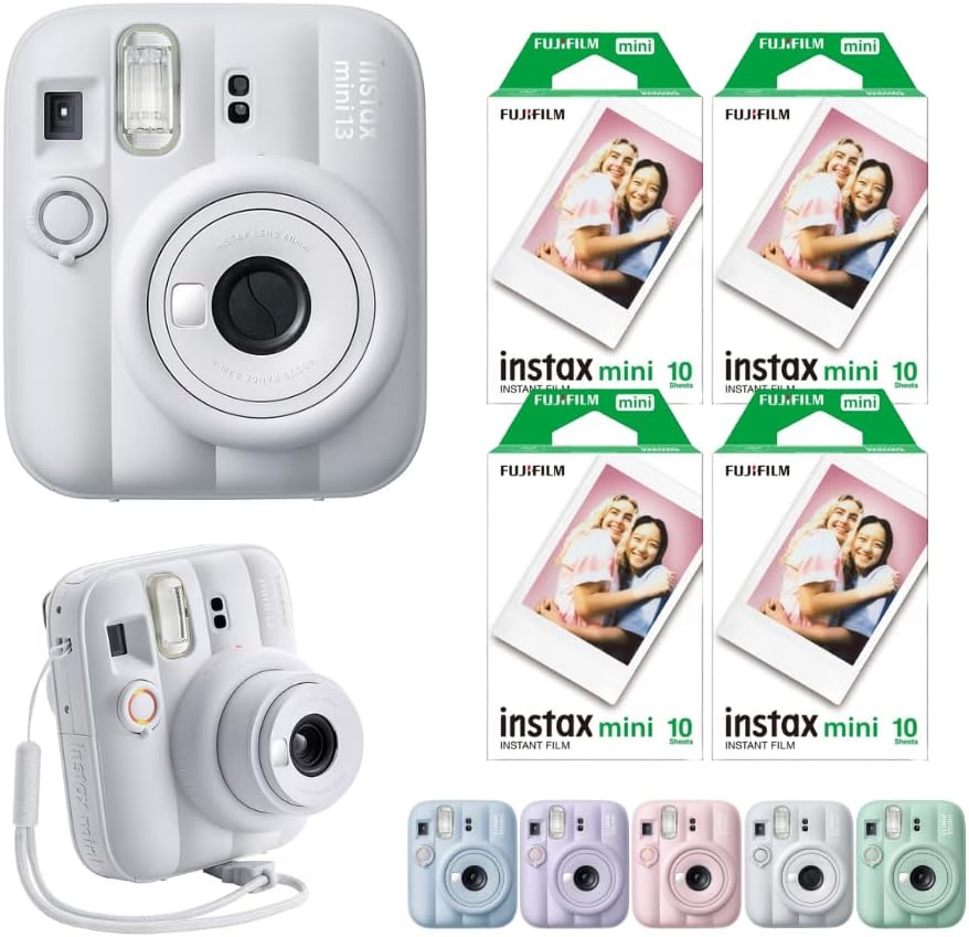 FUJIFILM instax mini 13 Instant Film Camera with Fujifilm Instax Mini Instant Film for Mini Camera by FUJIFILM