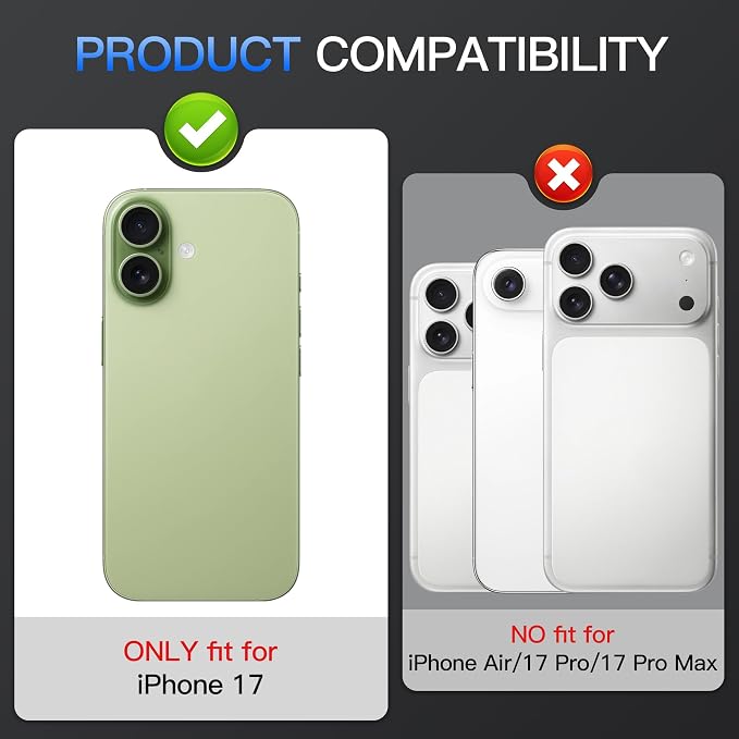 Suoman for iPhone 17 Camera Lens Protector, Glitter Diamond Individual Metal Tempered Glass Camera Lens Cover [Strong-Adhesion][Does not Affect Night Shots] -Green - Image 2