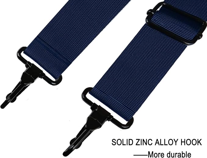 Shoulder Strap, Durable 55" Universal Replacement Laptop Shoulder Strap, Adjustable Comfortable Belt with Metal Hooks for Briefcase, Computer Messenger Bag, Laptop Case Luggage/Duffel/Camera, (Blue) - Image 3