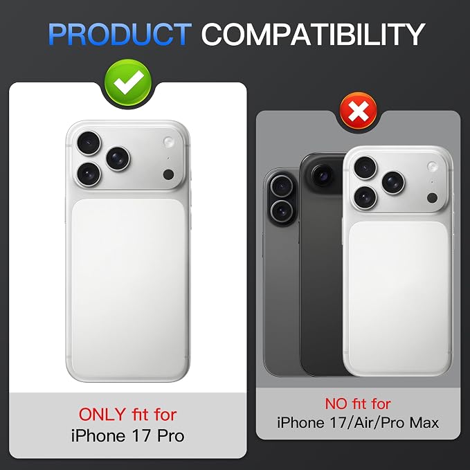 Suoman ND/UV Filter for iPhone 17 Pro Camera Lens Protector - Filter Kit | with ND/CPL/UV/Black Soft Filter Kit,Strong Adsorption,Tempered Glass Lens Film,All-in-one Metal Camera Cover - Image 2