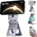 1ST IDEA for MagSafe Tripod Stand Ultra-Thin 0.23" | Aluminum Alloy Magnetic Tripod for iPhone, Flexible 20x Magnet Phone Stand Gift Accessories for Women Men for iPhone 17 16 15 14 13 12 Series by 1STIDEA