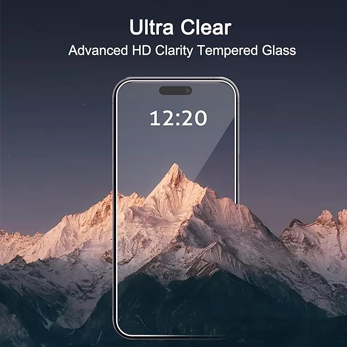 Ailun Screen Protector for iPhone 16 Plus/iPhone 15 Plus/iPhone 15 Pro Max | 3 Pack, 6.7 inch, Tempered Glass, Dynamic Island Compatible, Case Friendly, Not for iPhone 16 Pro Max 6.9 Inch - Image 4