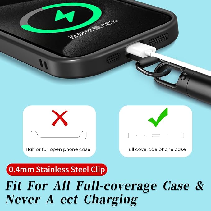 Phone Wrist Strap Lanyard Hand Universal Adjustable Phone Finger Grip Wristlet with 3 Patches Tether Anti Theft for iPhone 16 Pro Max 15 14 Charms for Keychain USB Flash Drive Wallet ID Name Tag Blue - Image 8