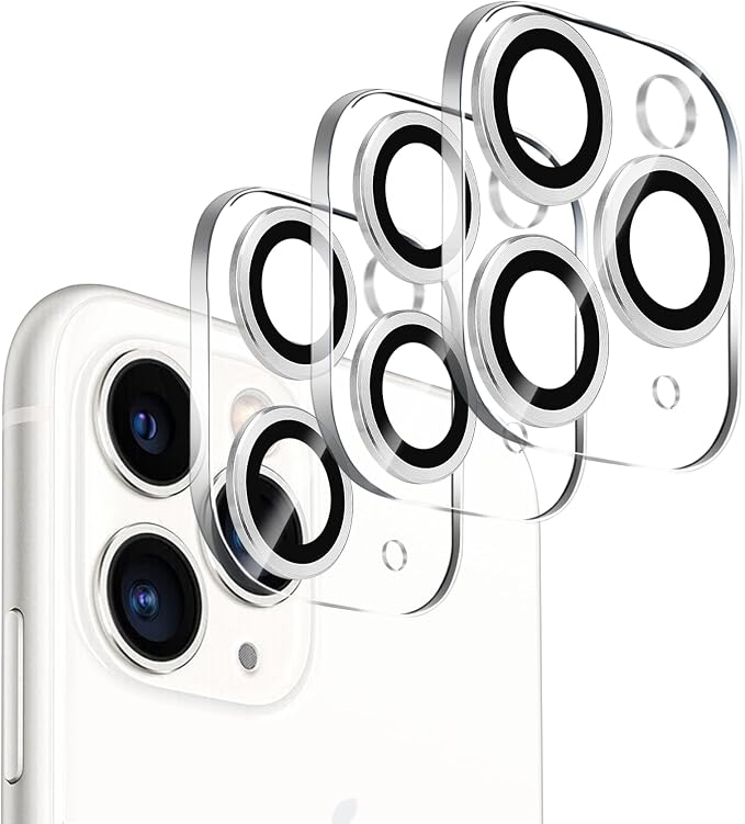 Dengduoduo 3 Pack Tempered Glass Camera Lens Protector for iPhone 11 Pro 5.8" & iPhone 11 Pro Max 6.5", Ultra HD, 9H Hardness, Anti-Scratch, Case Friendly, Easy to Install [No Affect on Night Shots] by Dengduoduo