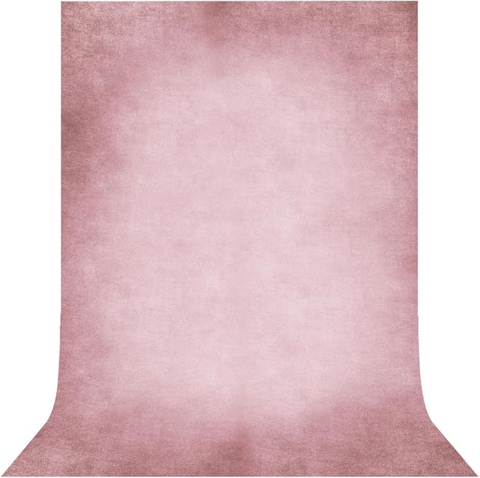 Pink Photography Backdrops for Photoshoot, Abstract Fabric 8x10ft | Vintage Studio Photo Backgrounds, Non Reflective, Easy to Use, for Portrait, Headshot, Product by TERSUM