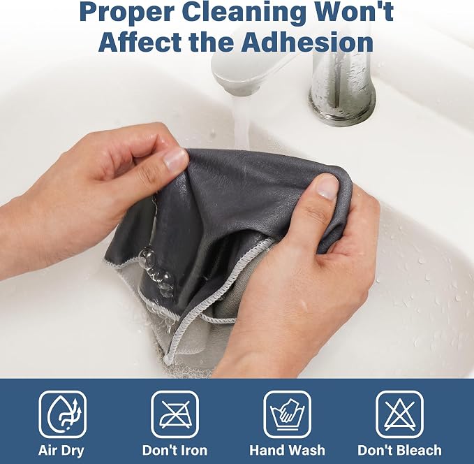 Walking Way Protective Wrap, Self-Adhesive Magic Cloth Camera Wrap, Storage Cloth, Anti-Scratch, Dustproof, Washable Lens Pouch for DSLR, Smartphones, Laptops, Cosmetic (Dark Grey, 13.78 inch) - Image 6