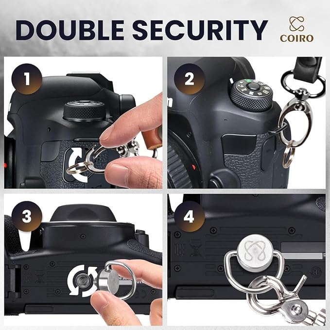 Dual Camera Harness Leather Camera Strap DSLR/SLR, All-Day Comfort - Image 4