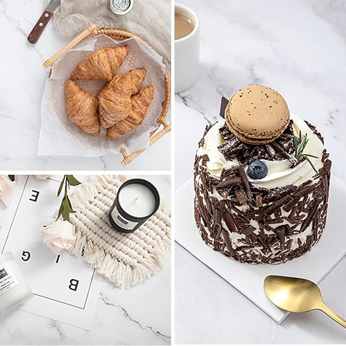 6PCS 12Patterns Photography Background Paper Wood Waterproof Food Photo Backdrop Double Sided 22X35 BEIYANG - Image 5
