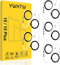 YWXTW [5 Pack Designed for iPhone 15 Camera Lens Protector, for iPhone 15 Plus Camera Lens Protector, Night Shooting Mode, Anti Scratch HD Clear 9H Hardness Tempered Glass by YWXTW