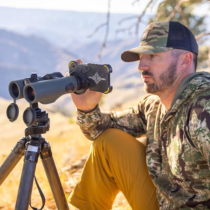 Phone Skope Complete Digiscoping Kit: Ideal Scope Camera for Hunting/Birding/Stargazing - Phone Scope Adapter Kit Includes Phone Scope Mount Case, Eyepiece Adapter, Lens Cloth - Fits Most Smartphones - Image 7