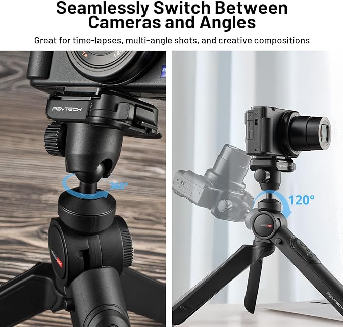PGYTECH MantisPod 2.0 Bluetooth Mini Camera Vlogging Tripod - Image 2