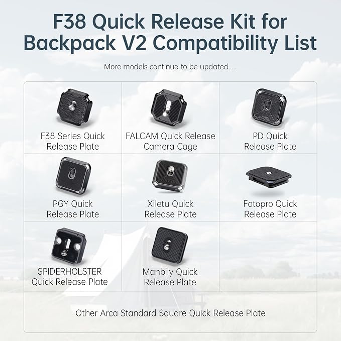 FALCAM F38 Backpack Camera Clip V2 Solo (Clip Only) - F38B3802 - Image 9