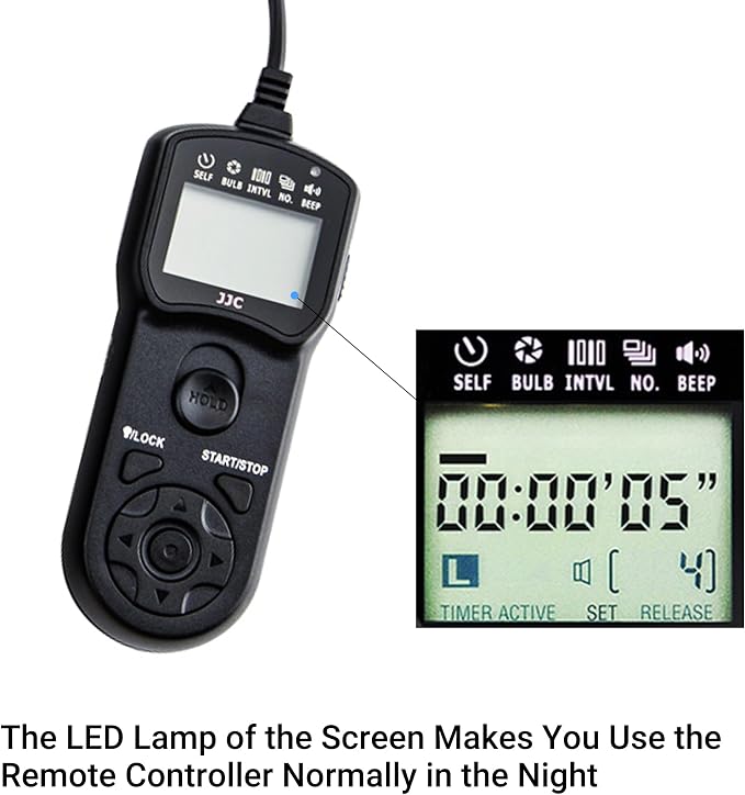 JJC Intervalometer Timer Remote for Sony A6000 A6400 A7IV A7III A7II A7RV | Time Lapse Shutter Release for A6100 A6600 A6500 A6300 A1II A7 A7R V IV A7RIII II A7S II III A9 ZV-1 RX100 VII RX10IV & More - Image 7