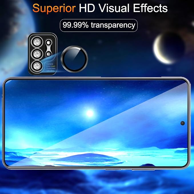 TZGZT 3 Pack Screen Protectors for Samsung Galaxy S26 Ultra,Tempered Glass | 9H+ Hardness, Military Grade Shatterproof, HD, Easy Installation, Bubble Free, Case Friendly,Include Camera Lens Protectors - Image 8