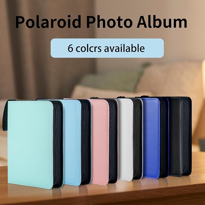 Polaroid Photo Album Book with 240 Pockets 3.5x4.25 Inch Pictures Fits for Polaroid i-Type, 600, SX-70，Go instant photos and Fujifilm Instax Wide Square Photos（Pink） - Image 6