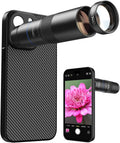 MIAO LAB 10X Telephoto + 200mm Macro Lens for iPhone 15 Pro Max, 2-in-1 Telephoto & Macro with 17mm Thread Interface & Dedicated Case – Perfect for Concerts, Travel, and Outdoor Exploration by MIAOLAB