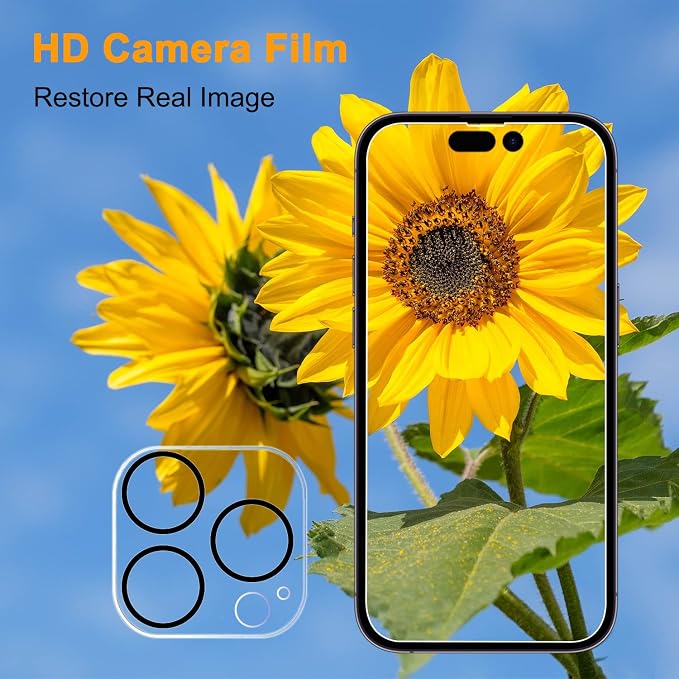 PEHAEL for iPhone 14 Pro Privacy Screen Protector+Camera Lens Protector | Installation kits, Anti-Spy Private, Anti-Scratch, 9H Tempered Glass, Case Friendly, 2+2 Pack, [6.1 inch] - Image 5