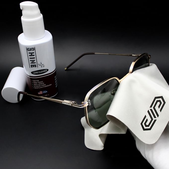 Shine Liquid Cleaner 1.7oz Spray Powered by SIBERIAN USA (1), Fabric Cloth, (1) Screwdriver for Camera, Devices, Eyewear Lenses 50ml - Image 4