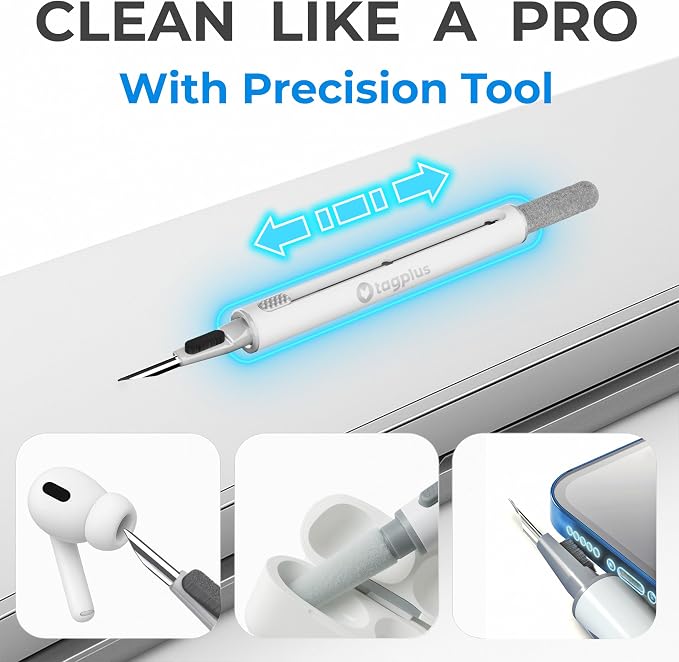 for Airpod Cleaner Kit + Pro Cleaning Tool - Compatible for Earbud Cleaning kit for iPhone Cleaning Kit for iPhone Cleaner Kit for Airpods Cleaning Kit Cleaning Clay Phone Cleaning Kit - Image 5