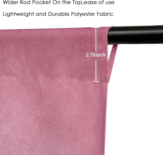 5x7 ft Pink Backdrop,Classic Abstract Texture Photo Background for Headshots,Portraits,Studio and Events,Vintage Romantic Photography Backdrop - Image 7