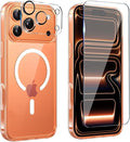 for iPhone 17 Pro Max Case Clear,Magnetic iPhone 17 ProMax Case with Screen Protector & Camera Protector [Compatible with MagSafe], Shockproof TPU Cover for iPhone 17 Max Phone Cases-Transparent by Unknown