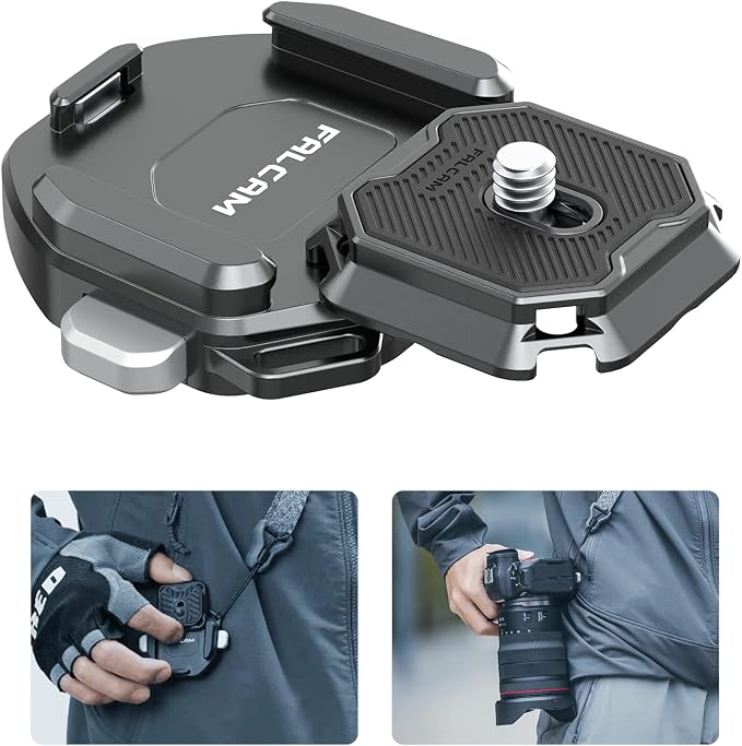 FALCAM F38 Camera Strap Quick Release Kit | Camera Holder for Neck/Shoulder Strap, Plate and Base by FALCAM