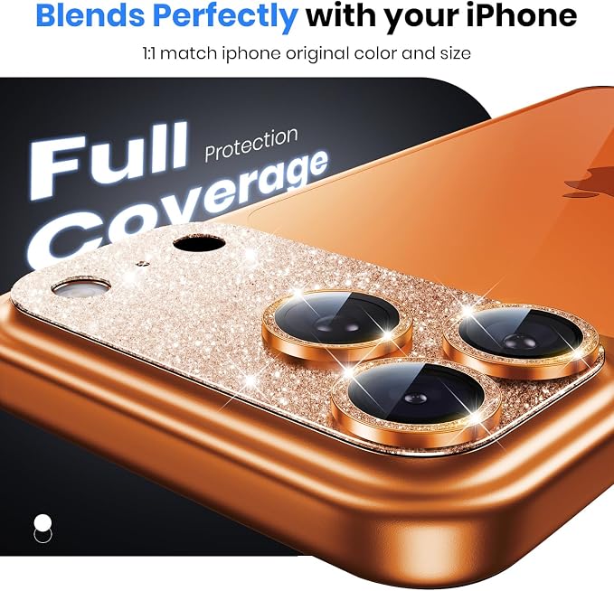 for iPhone 17 Pro Max Camera Lens Protector - 12FT Shatterproof | Military Grade Protection, Strong Adsorption, 9H+ Tempered Glass Camera Screen, Full Protective Cover, Case Friendly - Image 3