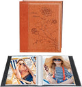 Artmag Photo Album 5x7 Clear Pages Pockets Leather Cover Slip Slide in Photo Album Book Holds 50 Vertical 5x7 Photos Picture Book for Wedding Family (Brown) by Artmag
