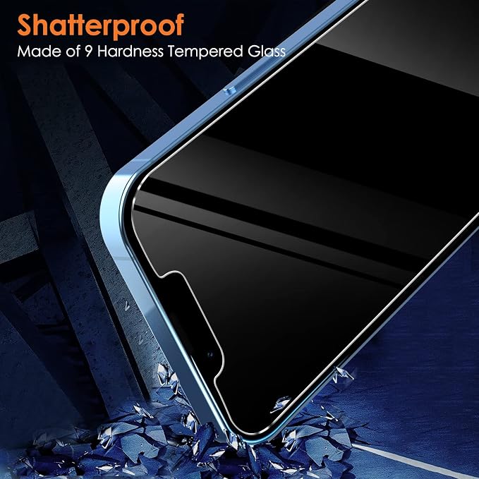 YMHML 2 Pack for iPhone 14 Plus/iPhone 13 Pro Max Privacy Screen Protector, Anti Spy Privacy Screen for iPhone 14 Plus / 13 Pro Max Accessories, Private Case Friendly Film - Image 4