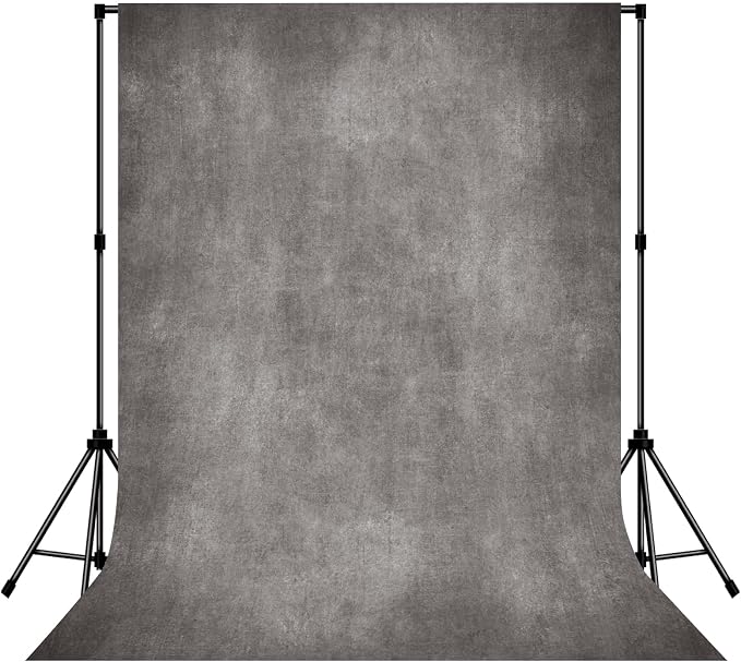 Gray Photo Backdrop Studio Abstract Texture Photography Background 5x7ft | Creative Background Photography Studio Shooting Canvas Professional Portrait by MIZSYE