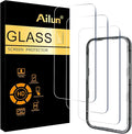 Ailun 3 Pack Screen Protector for iPhone Air, Tempered Glass | 6.5 Inch, Installation Frame, Tempered Glass, Sensor Protection, Dynamic Island Compatible, Case Friendly by Ailun