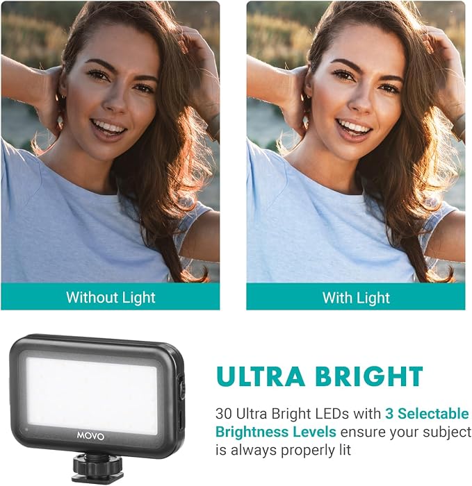 Movo USB-C Vlogging Kit for iPhone 15 with Fullsize Tripod - USB Type-C Compatible Vlog Kit- Accessories: Tripods, Phone Mount, LED Light, Shotgun Mic for YouTube Starter Kit - iPhone 15 Vlogging Kit - Image 6
