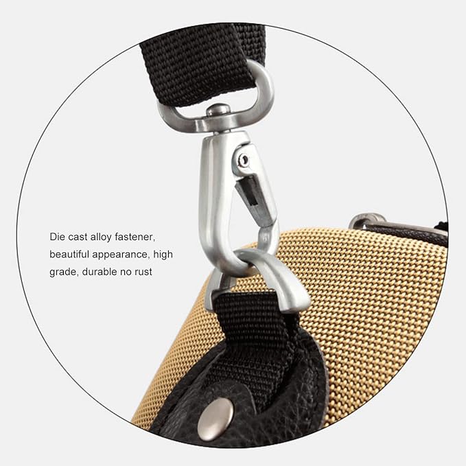 Camera Lens Pouch, Shockproof Nylon Large DSLR Camera Lens Case with Shoulder Strap for Outdoor - Image 9
