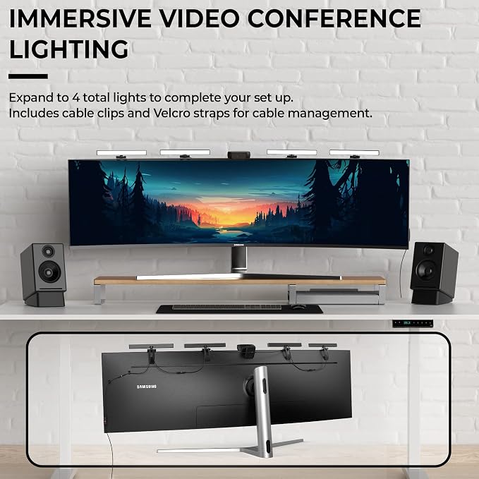 HumanCentric Add-On Video Conference Light - Existing Kit Required | Requires Existing Single or Double Kit, for Double, Triple, or Quadruple Light Setup. For Streaming & Video Conferencing - Image 7