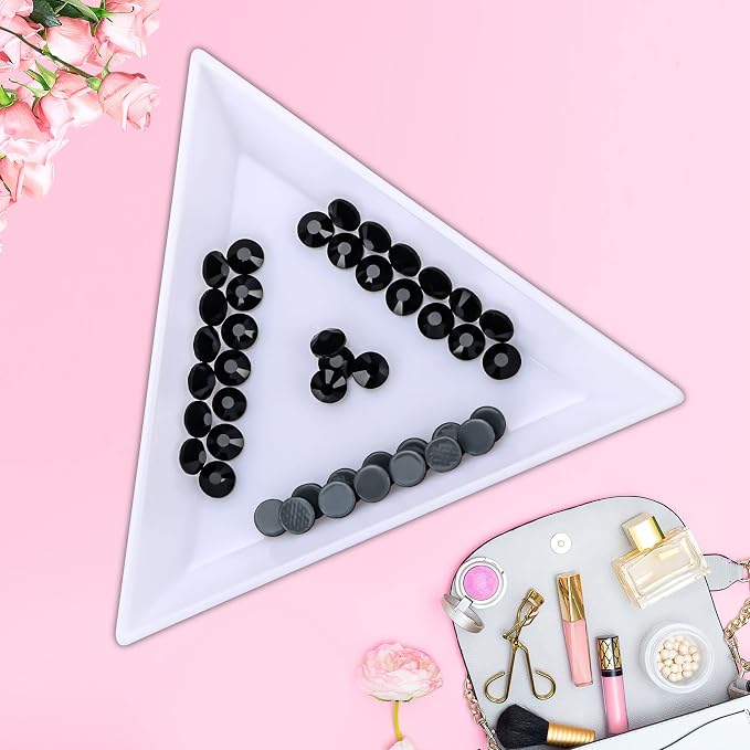 Jollin Hotfix Rhinestones Flatback Crystal Gems 2.4mm SS8, Jet | 2880pcs Hot Fix Crystals Glass Rhinestones for Bedazzling, Crafting, Clothes, Shoes & Accessories DIY Decoration - Image 3