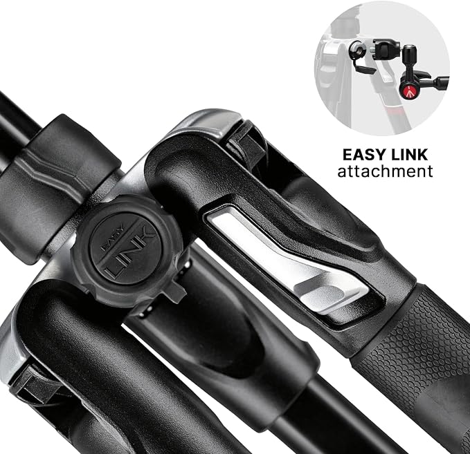Manfrotto Befree Advanced Twist Camera Tripod Kit, Travel Tripod Kit with Fluid Head and Twist Closure, Portable and Compact, Carbon Camera Tripod for DSLR, Reflex, Mirrorless, Camera Accessories - Image 7